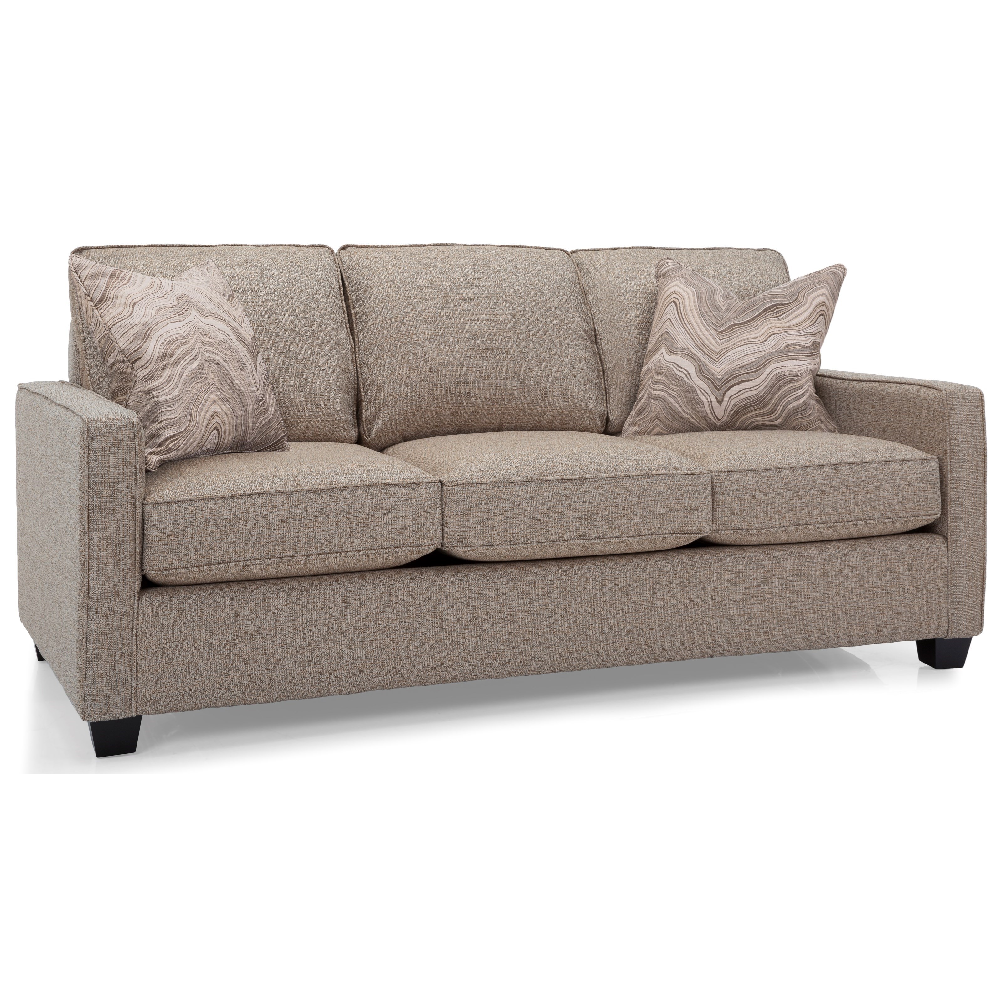 DecorRest 2855 2855 QUEEN BED Contemporary Queen Sofa Sleeper with